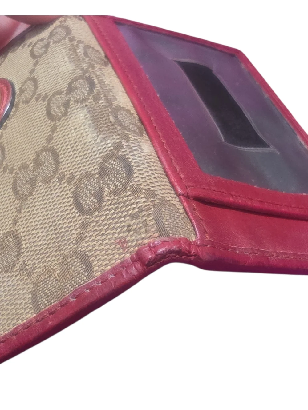 Authentic Gucci Monogram Heart Logo Wallet - Beige & Red Auth.Code:251848496085 - Picture 10 of 10